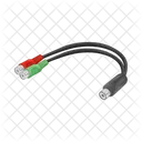 Klinkenstecker Audio Buchse Stecker Symbol