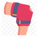 Knee Bandage Knee Brace Knee Fracture Icon