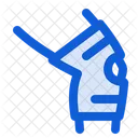 Knee Brace Plaster Fracture Knee Injury Icon