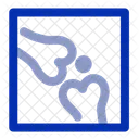 Knee Cracked Injury Pain Icon
