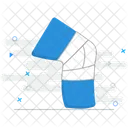 Knee fracture  Icon
