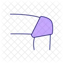 Knee Pad Kneecap Icon