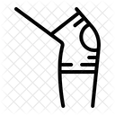 Knee Pad Security Secure Icon