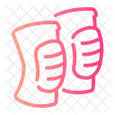 Knee Pads Skating Protection Icon