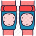 Pads Safety Skateboard Icon