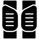 Knieschutz Fussballpolster Sportgerat Symbol