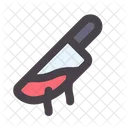 Knife Weapon Blood Icon