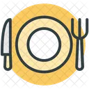 Knife Plate Fork Icon