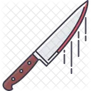 Knife Blood Halloween Icon
