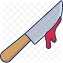Knife Cut Bloody Icon
