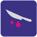 Knife Blood Drop Icon