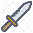 Camping Knife Rural Icon