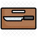 Knife Kitchen Cooking Silver Table Icon
