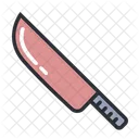 Kitchen Knife Slicing Icon