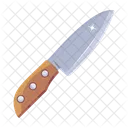 A Handy Flat Design Of Knife Icon