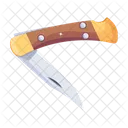 A Handy Flat Design Of Knife Icon