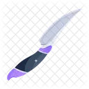 A Handy Flat Design Of Knife Icône