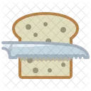 Knife Bread Cutting Icon