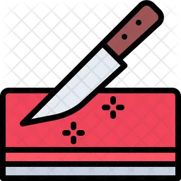 Knife And Chopping Pad  Icon