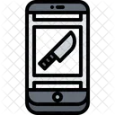 Smartphone App Knife Icon