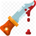 Knife Bloody Halloween Icon