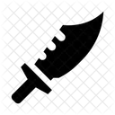 Weapon Knife Steel Arms Icon