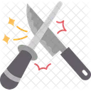 Knife Sharpening Butcher Icon