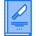 Instruction Book Knife Icon