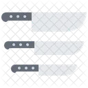 Knife Set Butcher Icon