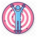 Knife Thrower Circus Dare Devil Icon