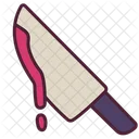 Knife with blood  Icon