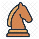 Knight Horse Chess Piece Icon