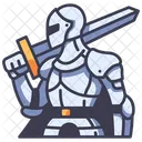 Medieval Knight Armor Icon