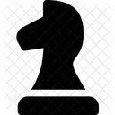 Knight Black Horse Icon