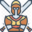 Knights Medieval Spartan Icon