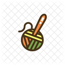 Knitting Logo Icon