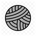 Knitting Ball Textile Icon