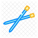 Knitting Needles Slow Icon