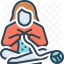 Knitting Wool Thread Icon