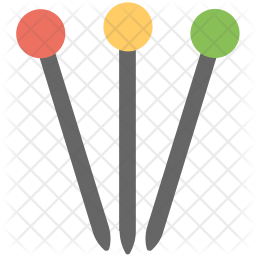 Knitting Needles Icon