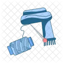 Knit Shawl Thread Icon