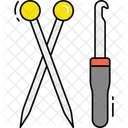 Knitting tools  Icon
