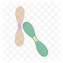 Knit Shawl Thread Icon