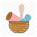 Knit Shawl Thread Icon