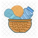 Knit Shawl Thread Icon
