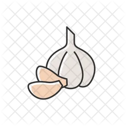 Knoblauch weiß  Symbol