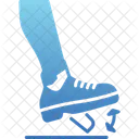 Knochelflexibilitat Schuhklopfen Flexibilitat Symbol