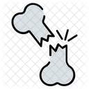 Knochenbruch  Symbol