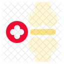 Knochengesundheit Skelett Schadel Symbol