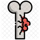 Knochenkrebs  Symbol